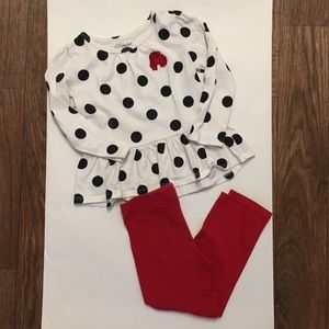 3T toddler girl Carter’s Child of Mine outfit